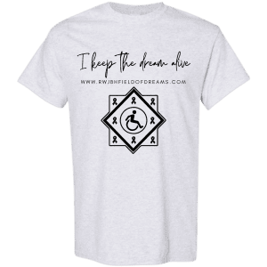 a picture of the t-shirt that monthly donors will receive