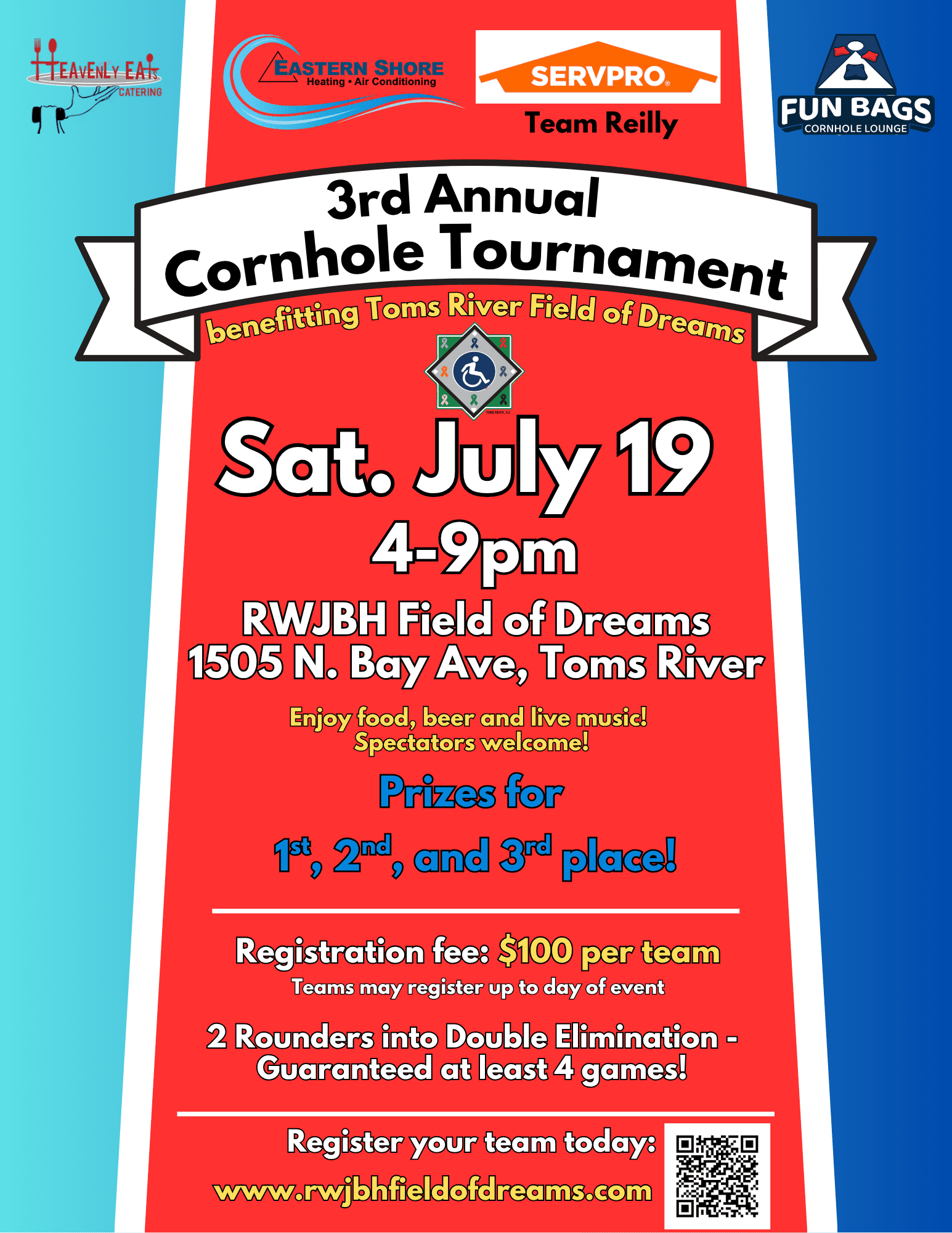 3rd Annual Cornhole Tournament final
