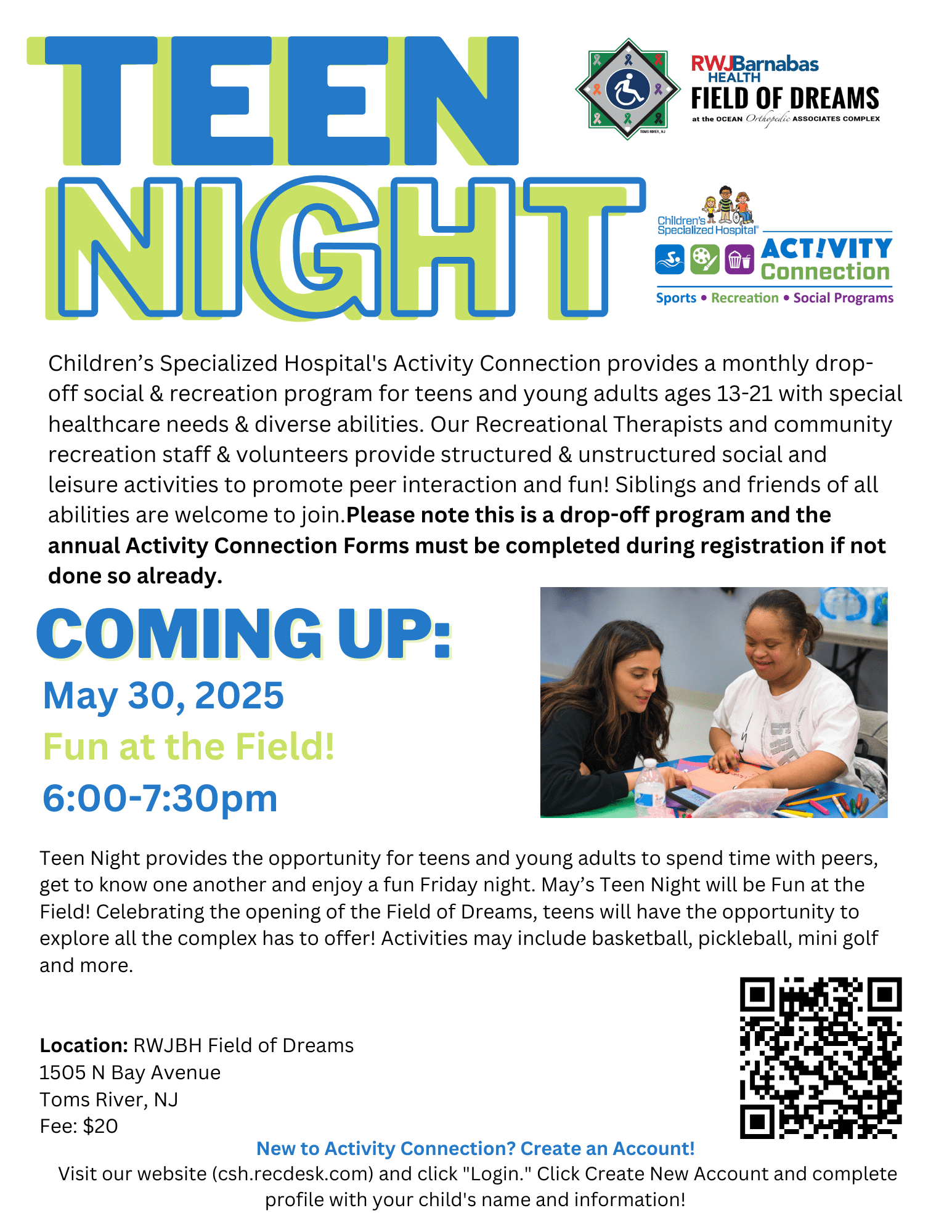 May 30 Teen Night