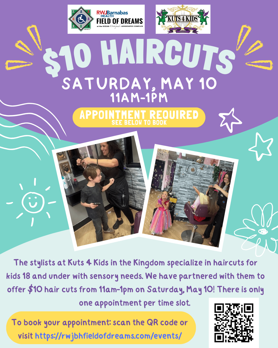 $10 Haircuts with Kuts 4 Kids
